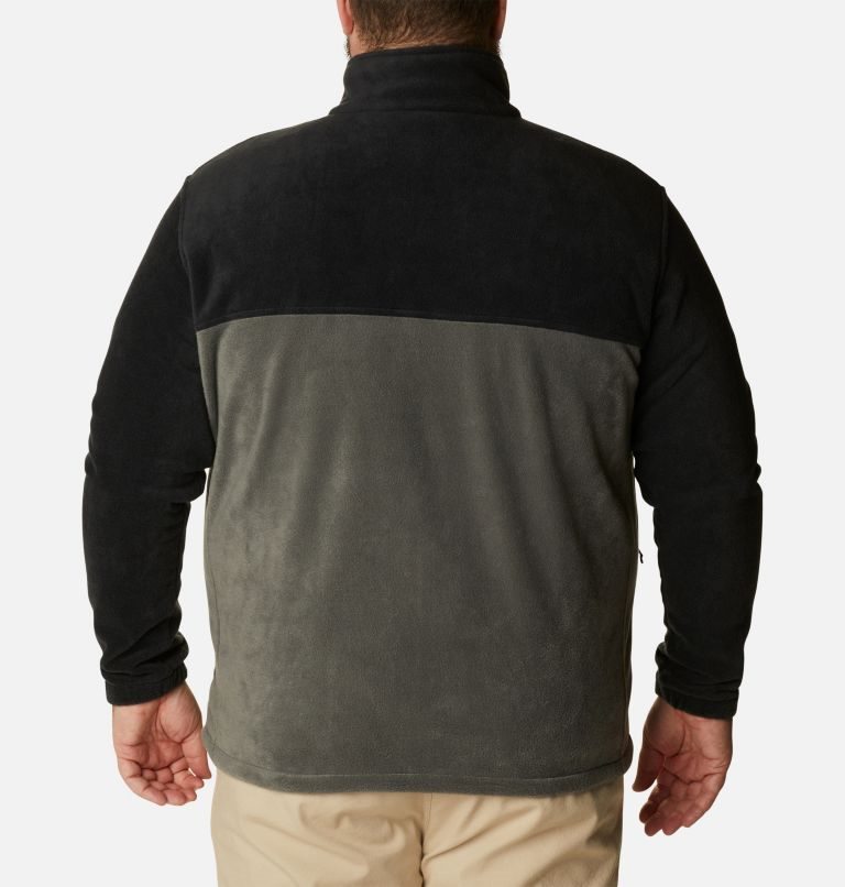 Men's Columbia Steens Mountain 2.0 Full Zip Fleece Jackets Black / Grey | Plus Size CA-F6305